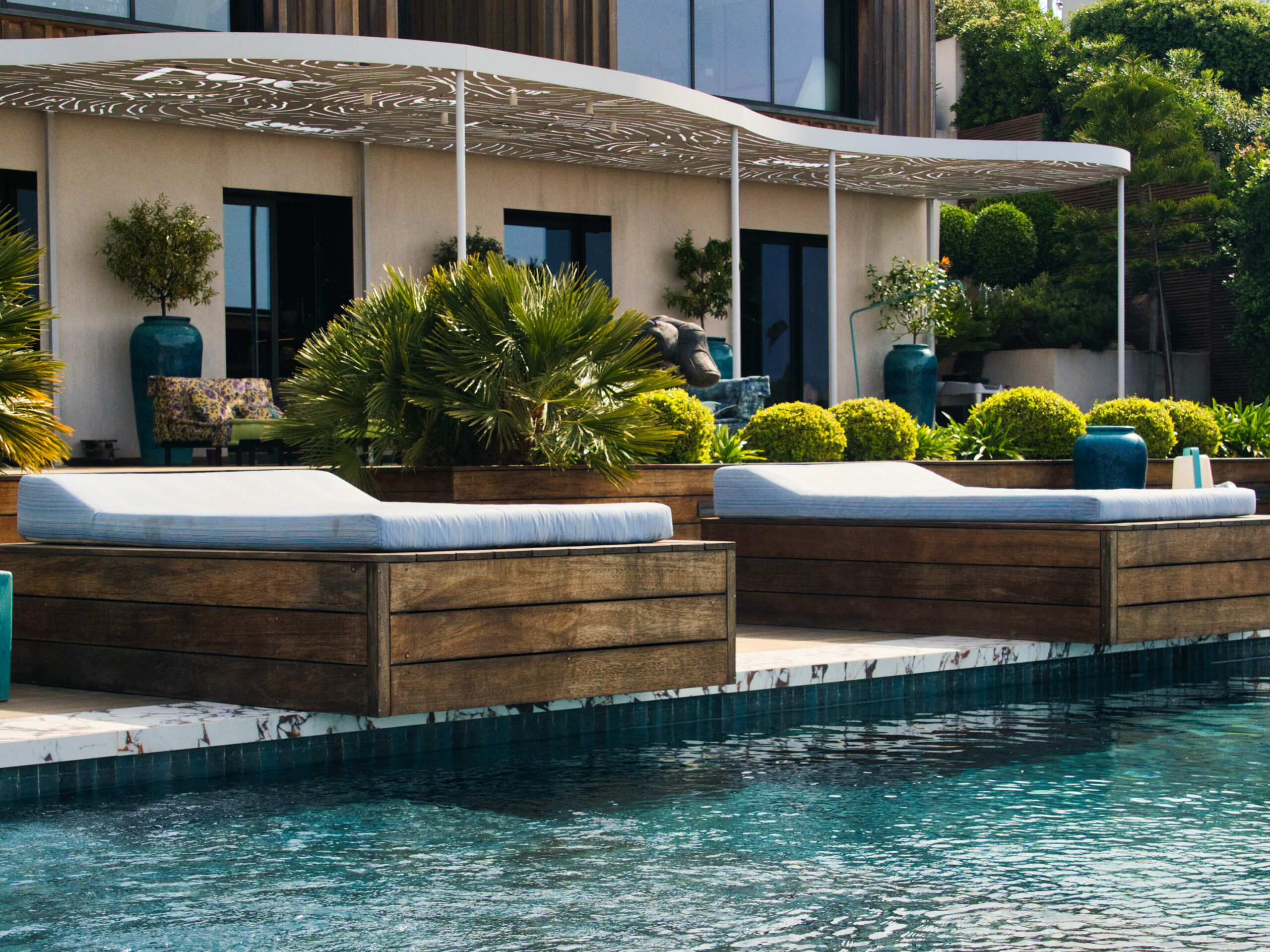 poolhouse var terrasse en bois
